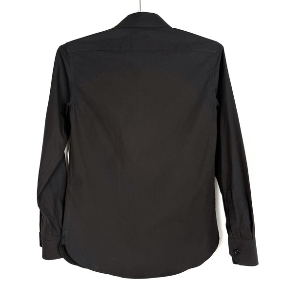 Saint Laurent Paris Uniform Black Button Down Shirt Long Sleeve - Picture 4 of 8